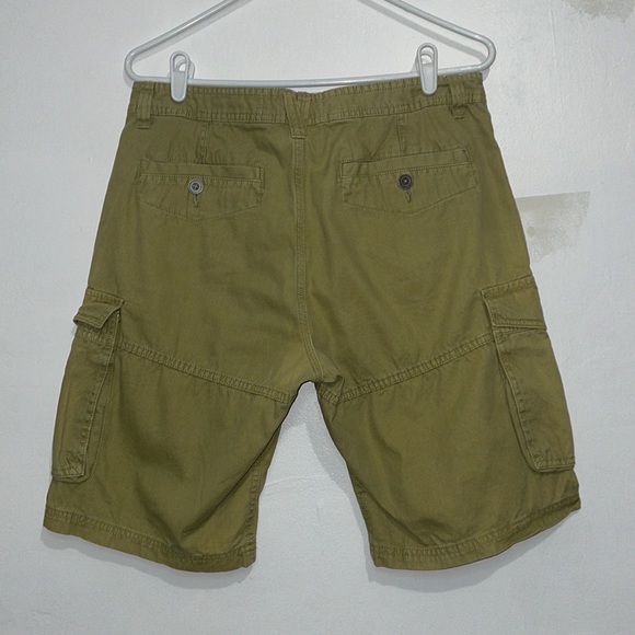 Size 34 F&F Tesco Men’s Cargo Khaki Shorts - Picture 5 of 5